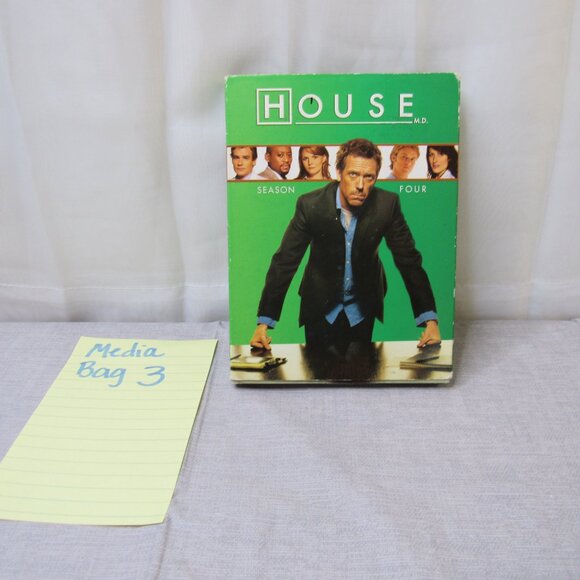 House MD DVD Set Season 4 Disc Slip Cover Medical Comedy TV Series - Picture 5 of 5